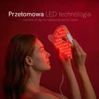 Maska LED na Twarz MK1 | Terapia Fotonowa do Domu | 7 Kolorów Światła | Zima Blue Cosmetics