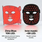 Maska LED na Twarz MK1 | Terapia Fotonowa do Domu | 7 Kolorów Światła | Zima Blue Cosmetics